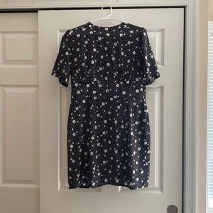 ASOS Design Black & White Floral Dress